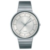 Alessi Men's AL8000 Luna Stainless Steel Dial Silver Plated Designed by Alessandro Mendini Watch