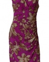 Lauren Ralph Lauren Women's Cap Sleeve Jersey Faux-wrap Dress