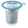 Brew-in-Mug Extra-Fine Tea Infuser with Lid, Turquoise