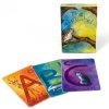 Grimm's Animal ABC Alphabet Cards - Waldorf Watercolor Artistic Letter Cards in English, Deck of 32