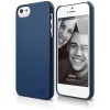 elago S5 Slim Fit 2 Case for iPhone 5 - eco friendly Retail Packaging - Soft feeling Jean Indigo