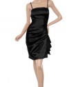 Ever Pretty Fabulous Satin Ruffle Mini Cocktail Dress 03017