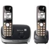 Panasonic KX-TG6512B DECT 6.0 PLUS Expandable Digital Cordless Phone System, Black, 2 Handsets