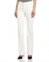 Levi's Women's 512 Petite Boot Cut Jean, White Highlighter, 6 Medium