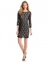 Adrianna Papell Women's Beaded Lace Dress