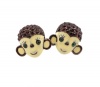 Crazy Sale!!!crystal Cute Monkey Head Stud Earrings