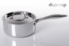 Duxtop Whole-Clad Tri-Ply Stainless Steel Induction Ready Premium Cookware SaucePan with Cover 2-Quart