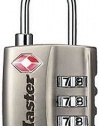 Master Lock 4680DNKL TSA-Accepted Set-Your-Own Combination Lock, Nickel