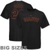 San Francisco Giants Buster Posey Black Majestic Big Jersey T-Shirt