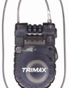 Trimax T33RC Retractable Cable 3-Digit Combo Lock (90cm x 2.4mm)