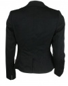 INC International Concepts Womens Petite Contrast Collar Blazer