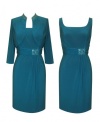 Plus Size Teal Time Evening Dress