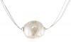 Majorica Baroque Pearl on Wire Choker Necklace