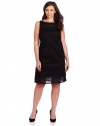 DKNYC Women's Plus-Size Sleeveless Dress With Hem