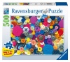 Buttons Jigsaw Puzzle, Large Format, 500-Piece