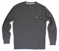 Polo Ralph Lauren Men's Long-sleeved T-shirt / Sleepwear / Thermal in Dark Grey, White Pony