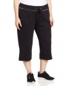 Calvin Klein Performance Women's Plus Size Everyday French Terry Crop Pant