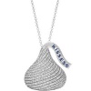 Genuine Ibiza Sterling Silver 18 Inch Cz Hershey'S Kiss Nc 21.50X22.25mm Flat Back Necklace Grams 8.100% Satisfaction Guaranteed.