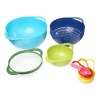 GHP Gourmet Home Products 8 Piece Food Preparation Nesting Set Multi-color