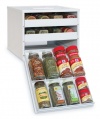 YouCopia Classic SpiceStack 24-Bottle Spice Organizer with Universal Drawers, White