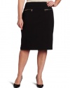 Calvin Klein Women's Plus-Size Pullon Skirt With Zip