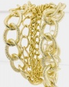 Trendy Fashion Jewelry - Mix Chains Bracelet - By Fashion Destination | Free Shipping