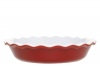 Emile Henry 9-Inch Pie Dish, Cerise Red