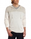 Calvin Klein Sportswear Men's Color Blocked Linen Hooded Sweater