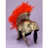 Gold Roman Helmet (As Shown;One Size)