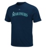 MLB Seattle Mariners Wordmark T-Shirt, Traditional Navy
