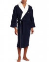 Nautica Men's Fleece Plush Solid Robe