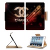 Chanel Logo Bright-Coloured Apple Ipad Mini Flip Case Stand Smart Magnetic Cover Open Ports Customized Made to Order Support Ready Premium Deluxe Pu Leather 13 1/16 Inch (333mm) X 8 Inch (205mm) X 11/16 Inch (17mm) Woocoo Ipad Mini Professional Ipadmini C