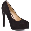 Kelsi Dagger Linzy Womens Size 9.5 Black Suede Platforms Shoes