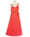 Plus Size Coral Braided Maxi Dress
