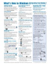 What's New in Windows 8 (from Windows 7) Quick Reference Guide (Cheat Sheet of New Features & Instructions - Laminated Card)