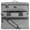 Diane Von Furstenberg On The Go Medium 2 Piece Luggage Set (Black/White)
