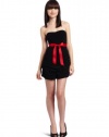 Just For Wraps Juniors Strapless Pick-Up Party Knit Dress