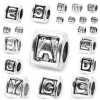(One) Alphabet Beads A-z You Choose From Drop Down Menu Top Quality Spacer Bead Charm Pandora Troll Chamilia Biagi Bead Compatible
