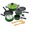 Ecolution Elements 12-Piece  Cookware Set, Green