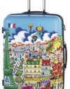 Heys USA Luggage Fazzino Paris La Joie De Vie 30 Inch Hardside Spinner, Paris, 30 Inch