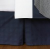 Lauren Ralph Lauren Huntley T450 450 Thread Count Navy Queen Bedskirt