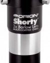 Orion 08711 Shorty 1.25-Inch 2x Barlow Lens (Black)
