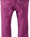 Levi's Girls 2-6X Candy Color Cuff Skinny