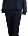 Nine West Women's Modern Femme Trench Suit (0P, Navy)
