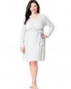 Motherhood Plus Size Empire Waist Nursing Nightgown And Robe