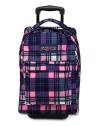 JanSport Wheeled Superbreak Backpack, Pink Pansy Preston Plaid