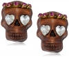 Betsey Johnson St. Barts Skull Stud Earrings