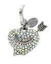 Juicy Couture Jewelry LIMITED EDITION PAVE HEART & ARROW CHARM Silver