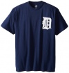 MLB Majestic Prince Fielder Detroit Tigers #28 Player T-Shirt - Navy Blue