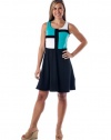 Sleeveless Chic Colorblock summer dress - Blocks